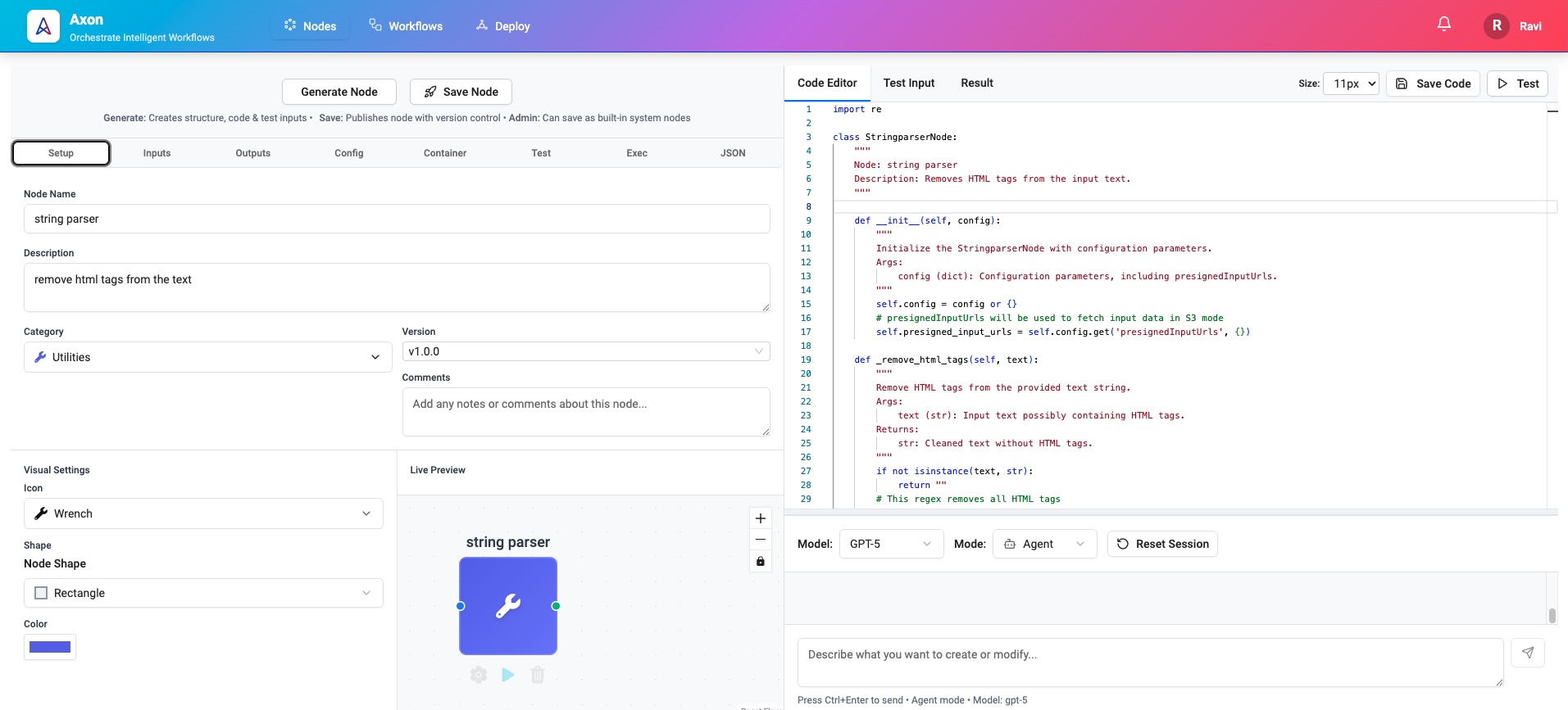 1. Regular Node | Axon OS Documentation