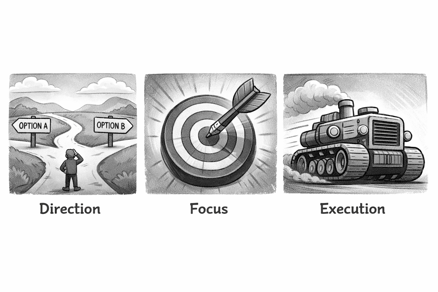 The Subliminal Edge: When Direction, Focus, and Execution Converge
