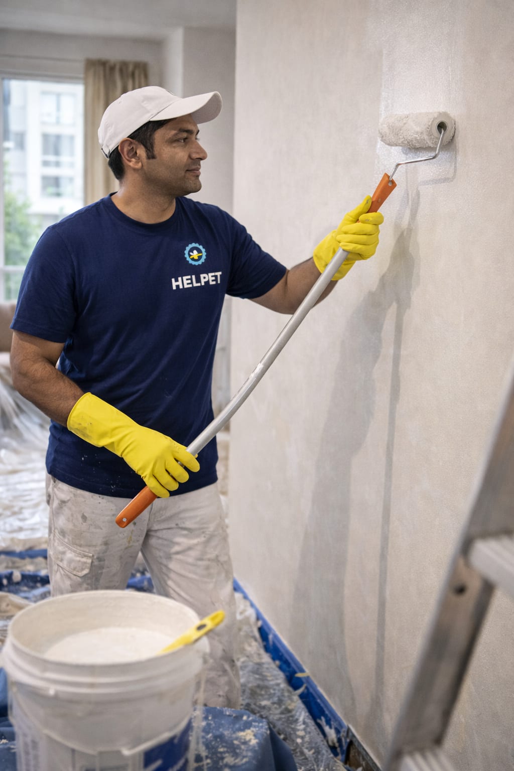 Interior wall Paint (per sq ft)