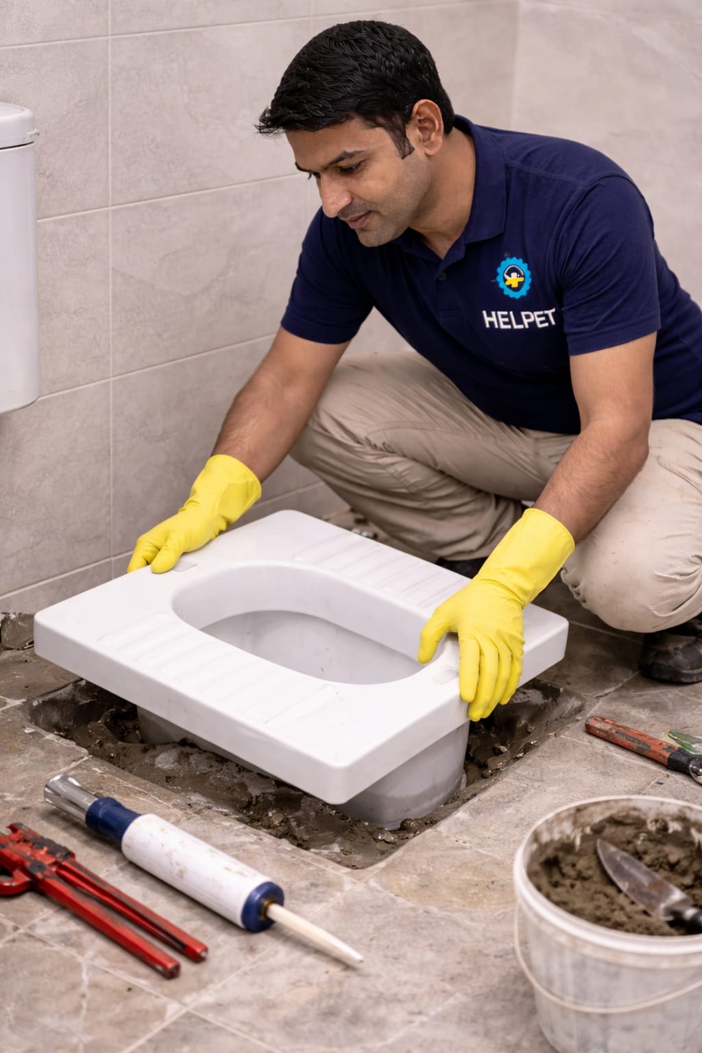 Indian Toilet Installation