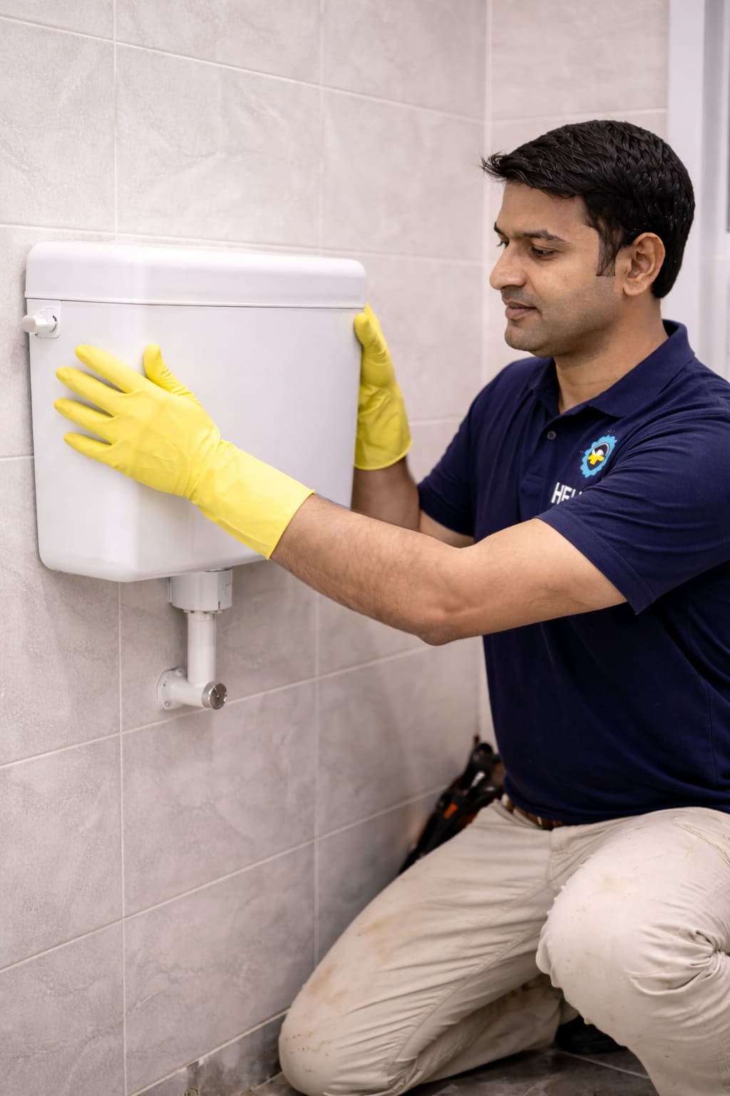 Flush Tank Installation
