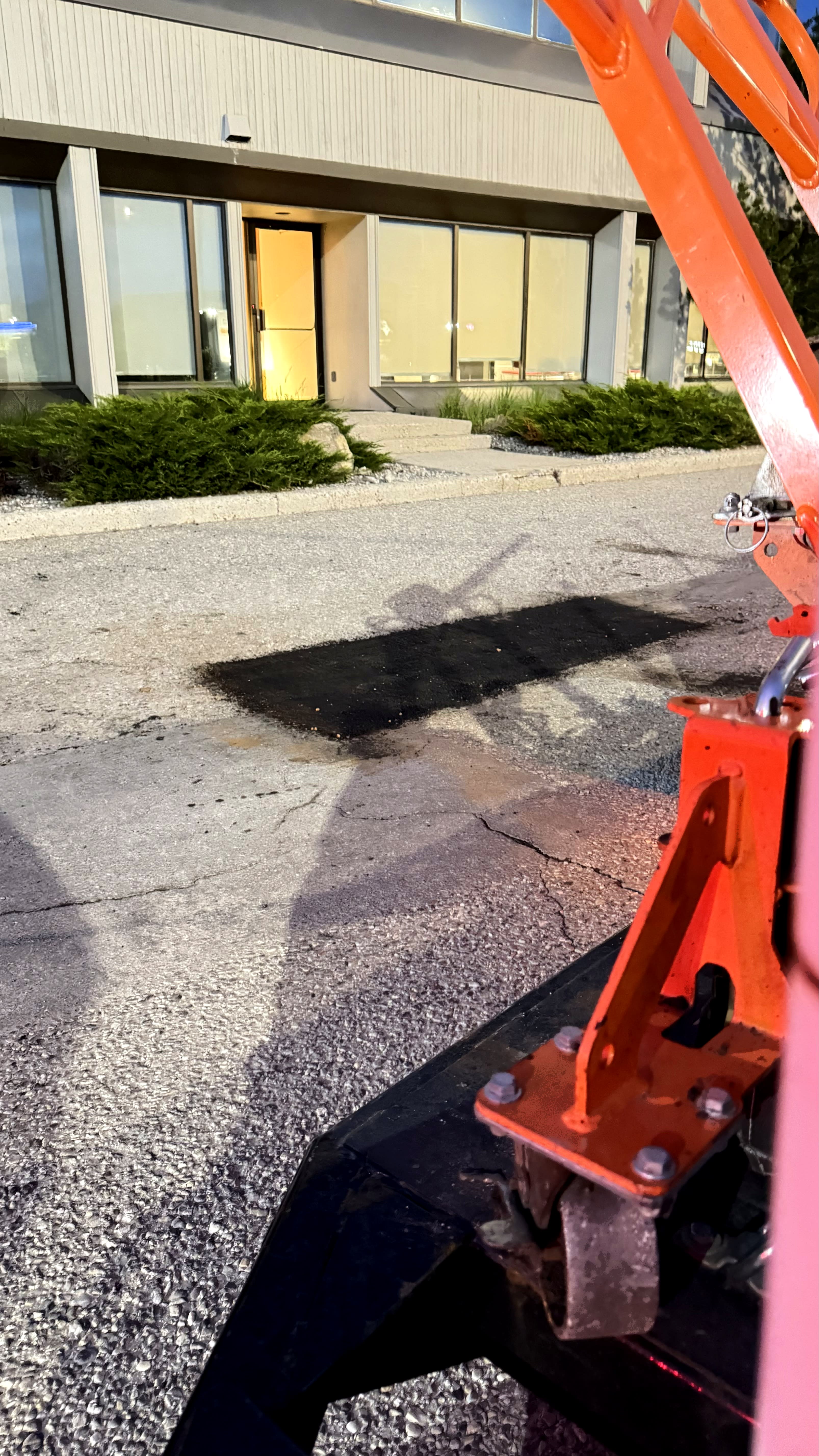 Hot Rubber Crack Filling — Commercial Lot