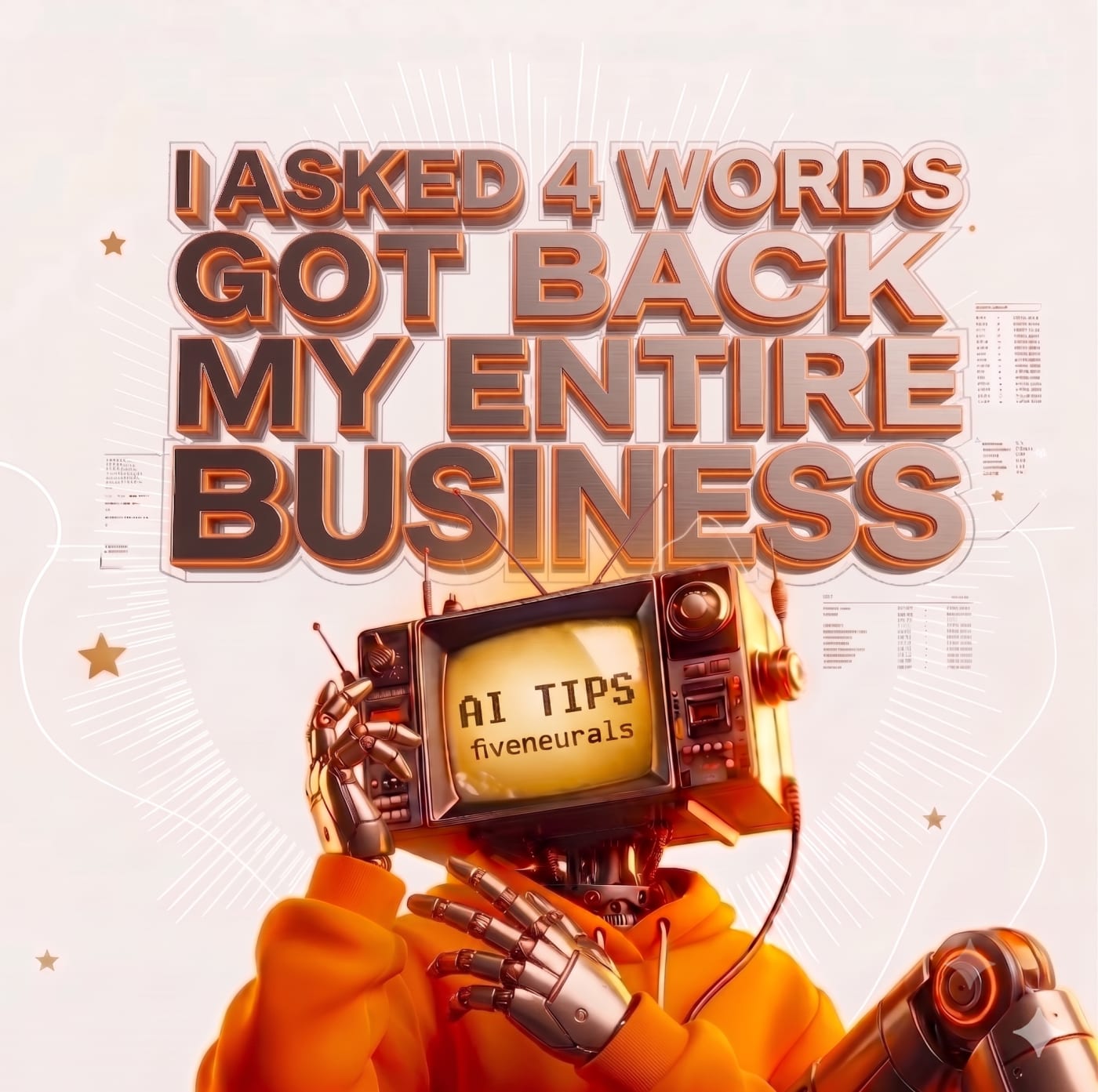 I asked 4 words. Got back my entire business.