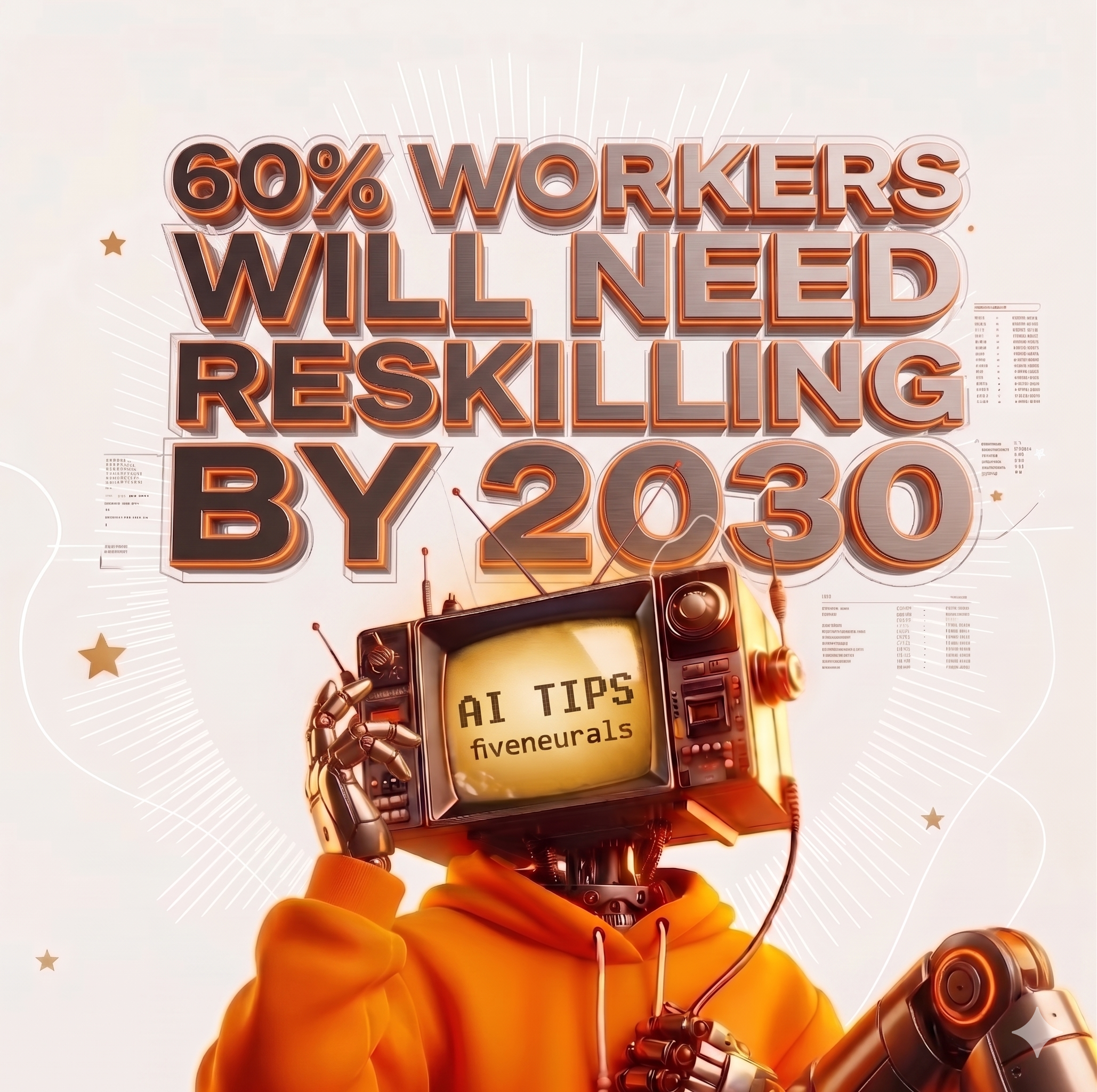 60% WORKERS WILL NEED RESKILLING BY 2030