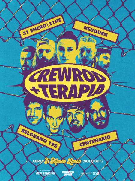 CREWROD + TERAPIA en Centenario, Neuquen