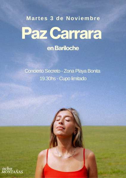 Paz Carrara en Bariloche 