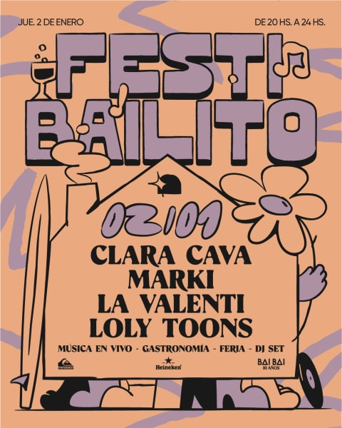 FESTIBAILITO - 2/01 CLARA CAVA + MARKI + LA VALENTI + LOLYTOONS