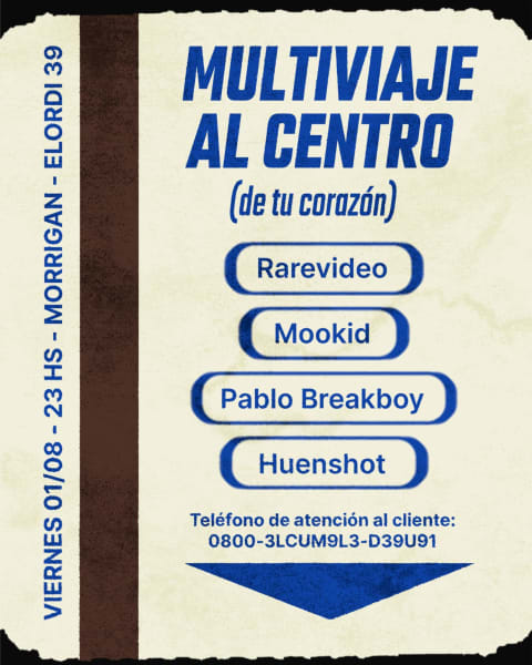 Multiviaje al centro ( De tu corazon)