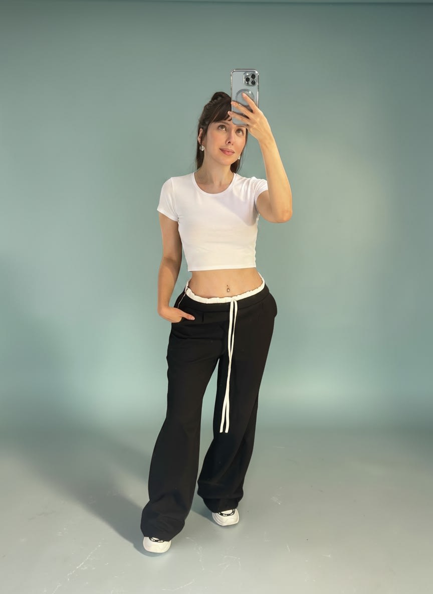 CALÇA COS DUPLO COM BLUSA BÁSICA — foto 3