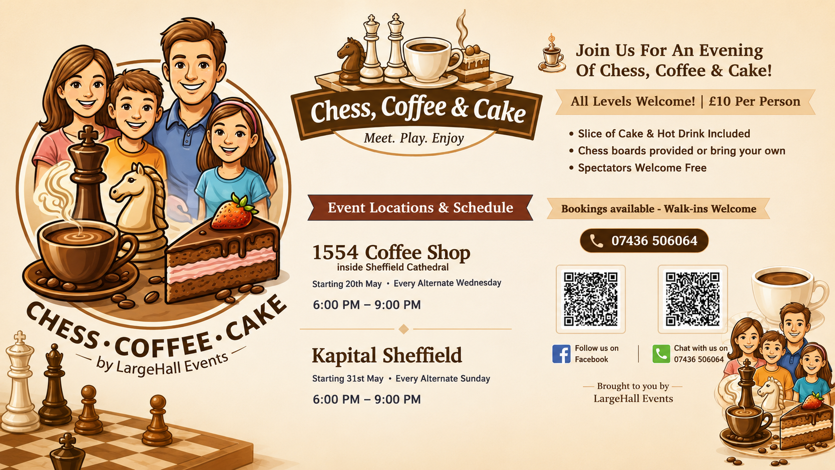 Chess, Coffee & Cake @ Kapital Sheffield