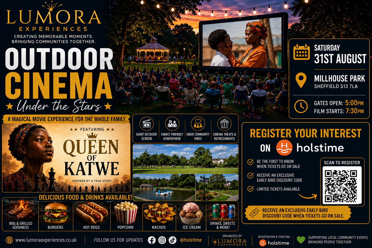 Lumora Experiences Presents: Outdoor Cinema Under the Stars