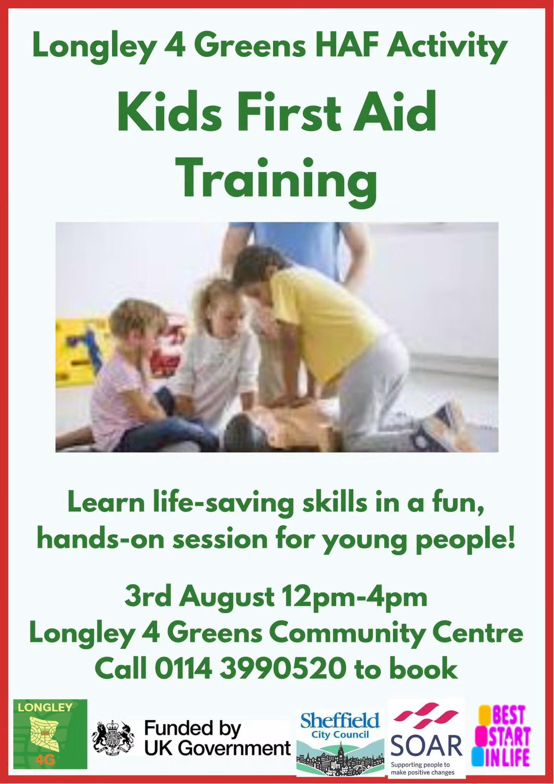 Kids First Aid Training