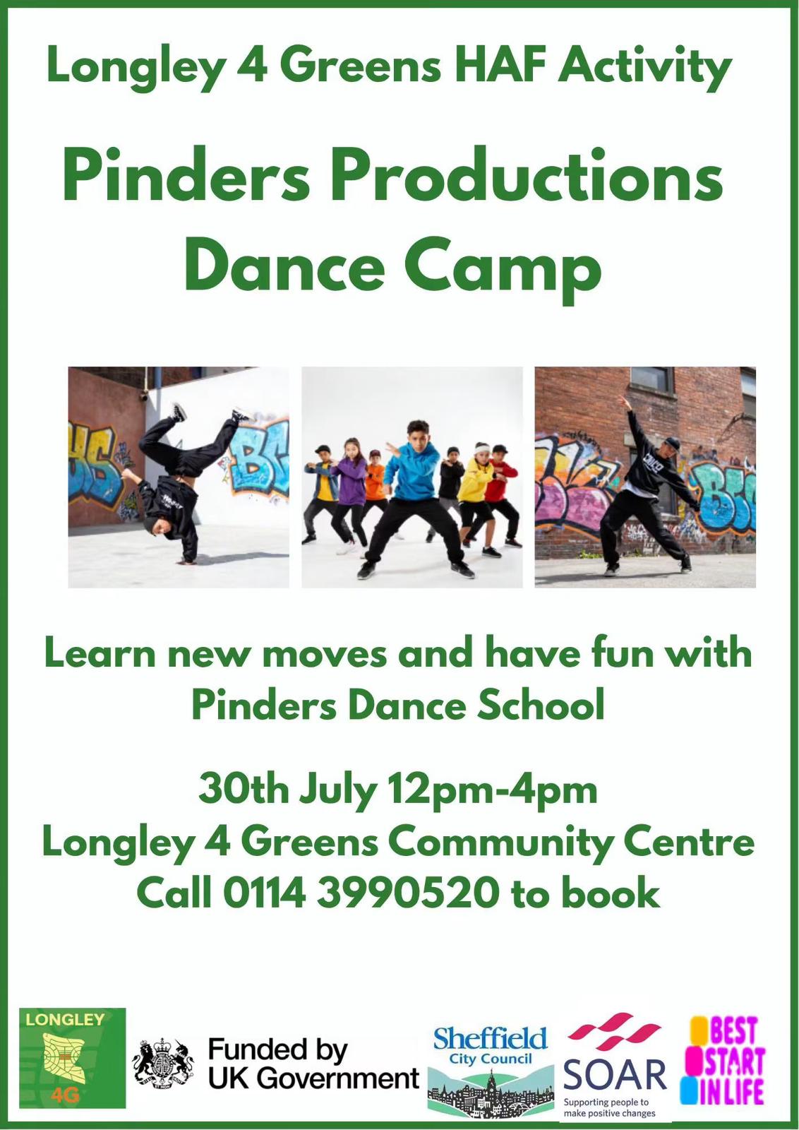 Pinders Productions Dance Camp