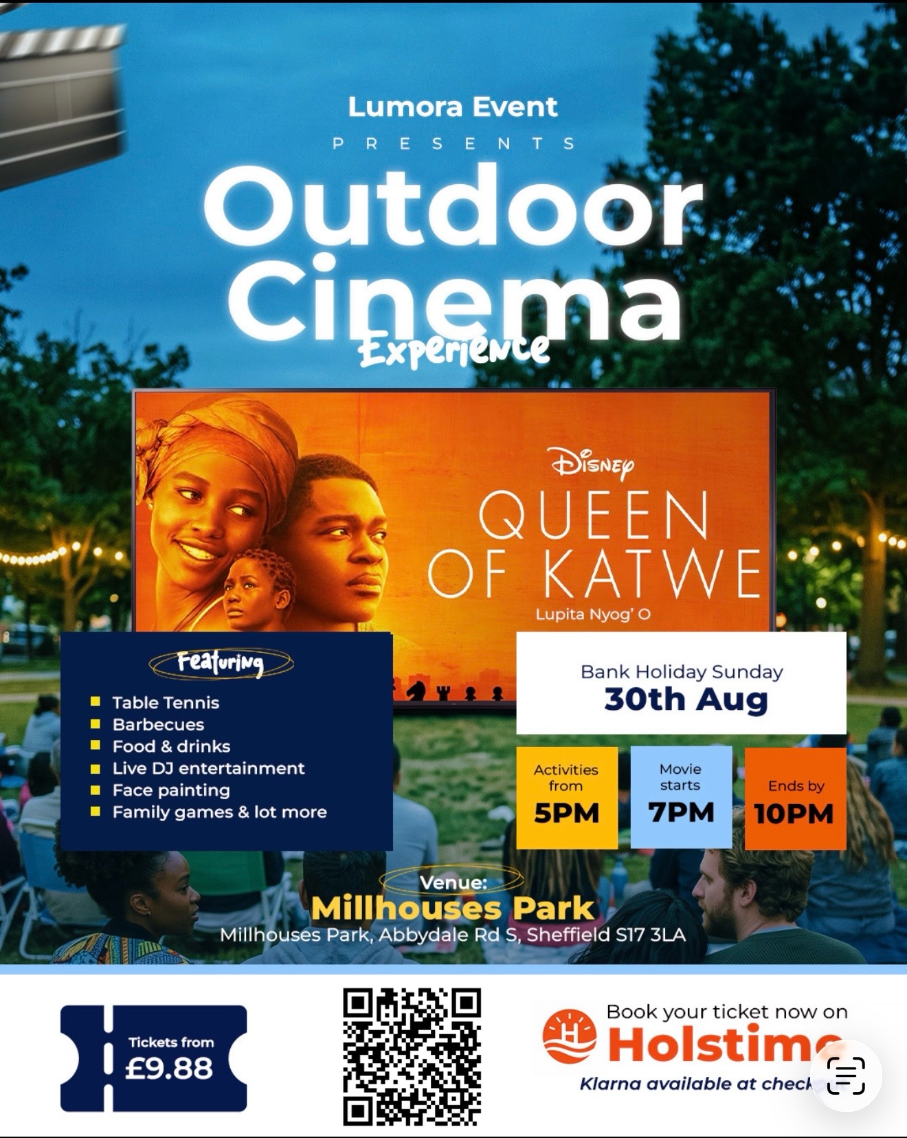 Lumora Experiences Presents: Outdoor Cinema Under the Stars