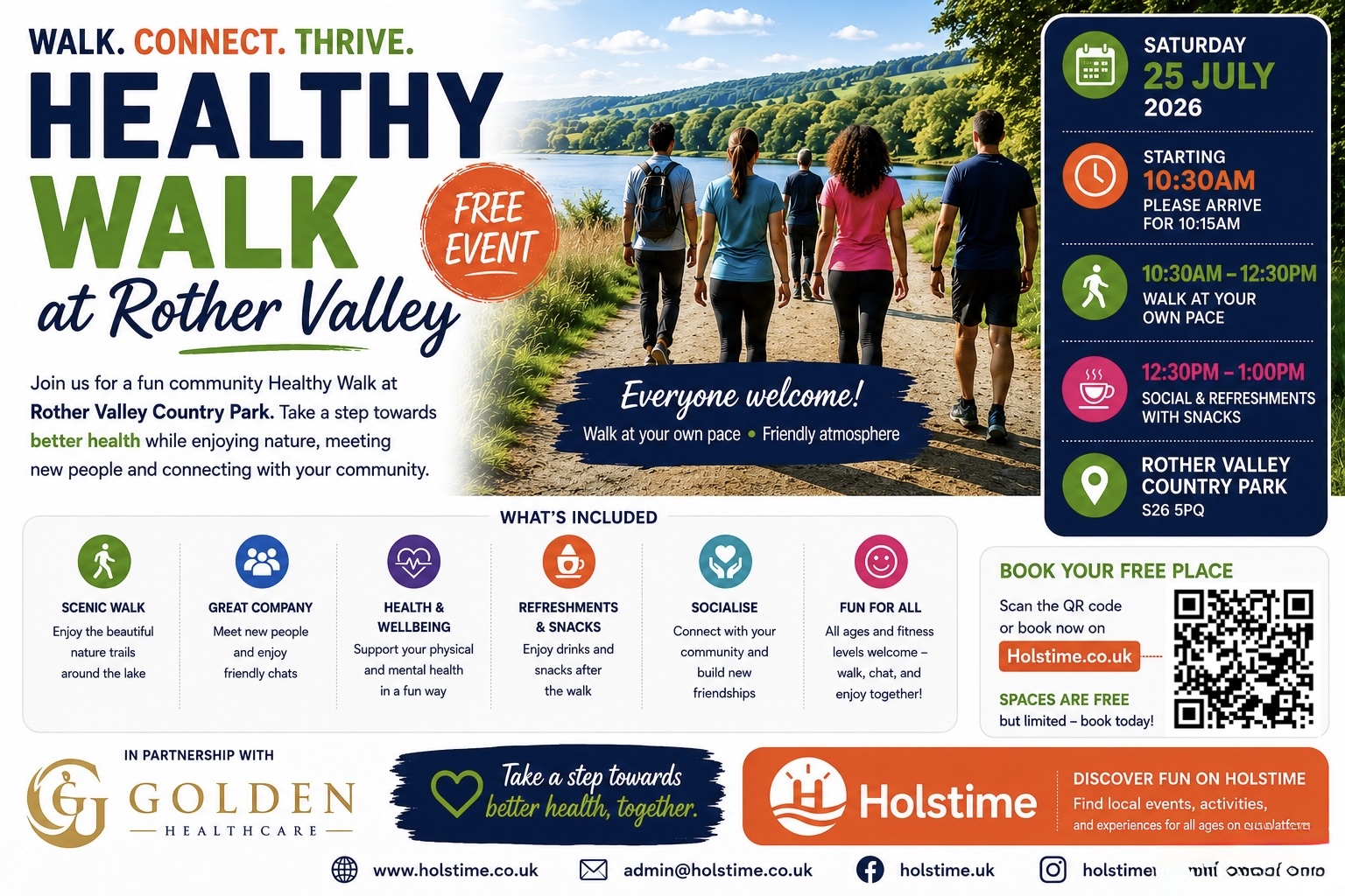 Healthy Walk at Rother Valley