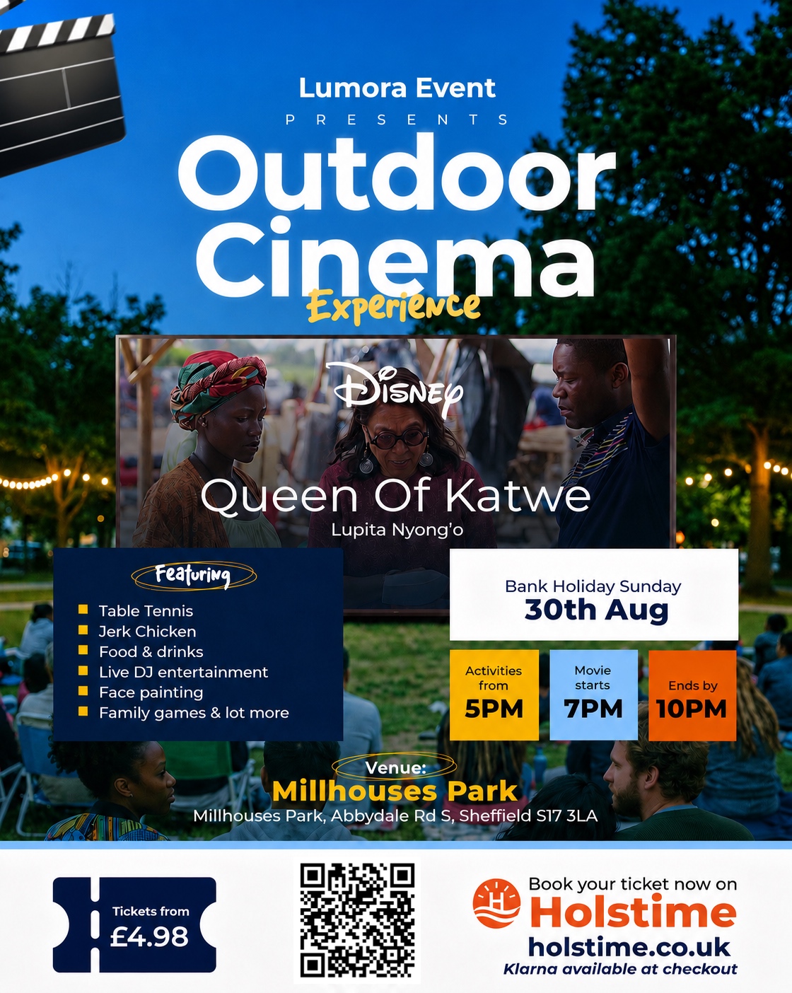 Lumora Experiences Presents: Outdoor Cinema Under the Stars