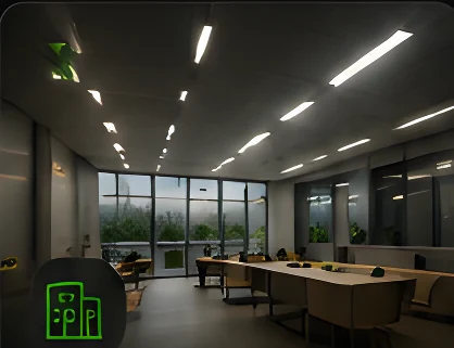 Office and Retail commercial lighting by LED Indy