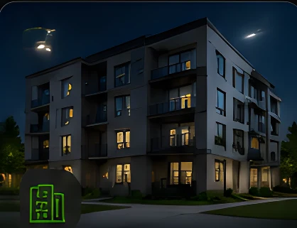 Multi-Family commercial lighting by LED Indy