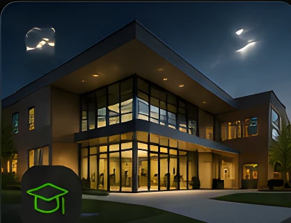 Education commercial lighting by LED Indy