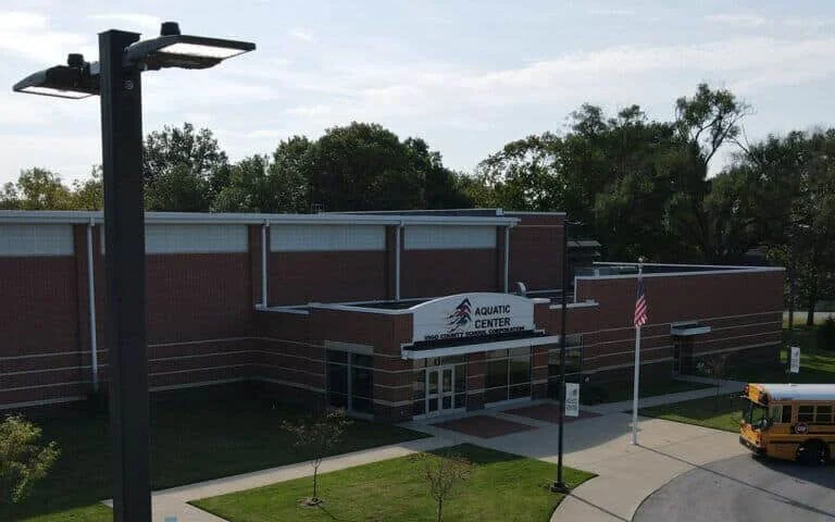 Vigo County Aquatic Center LED lighting