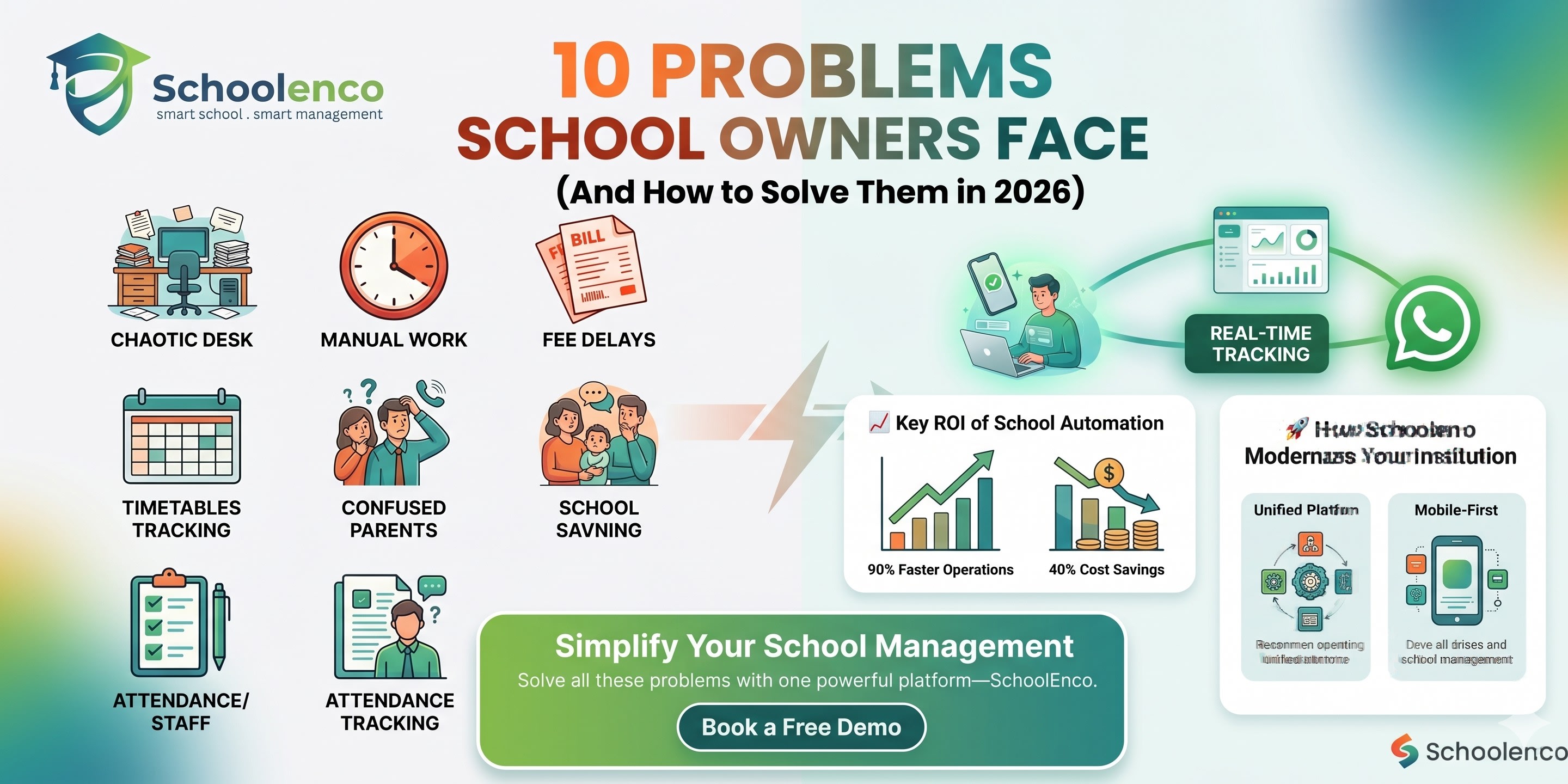 Top 10 Problems School Owners Face (And How to Solve Them in 2026)