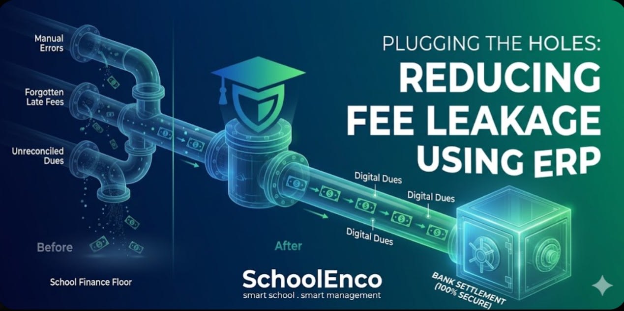 Reducing Fee Leakage in Schools Using ERP Software