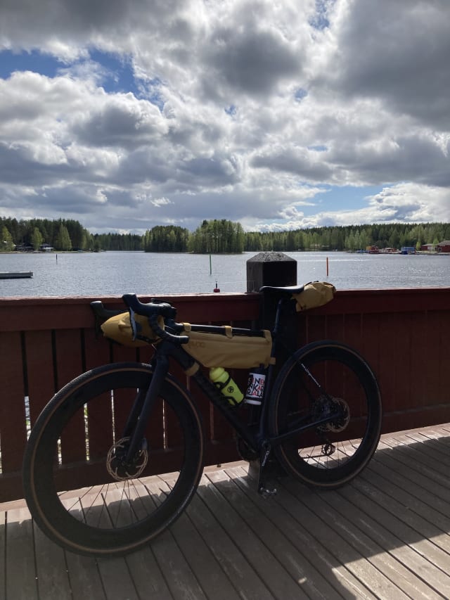 Evoc runkolaukkusetti pyöräretkeilyyn