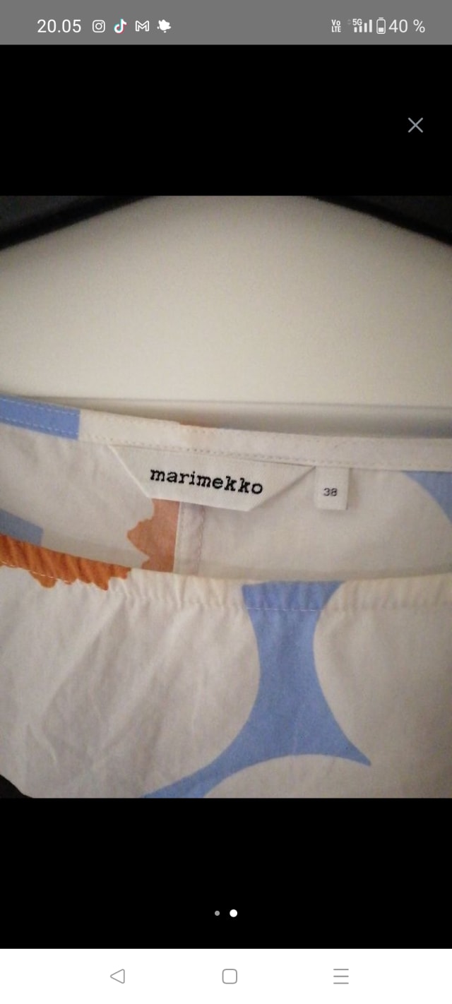 Marimekko mekko/tunika koko 38/40