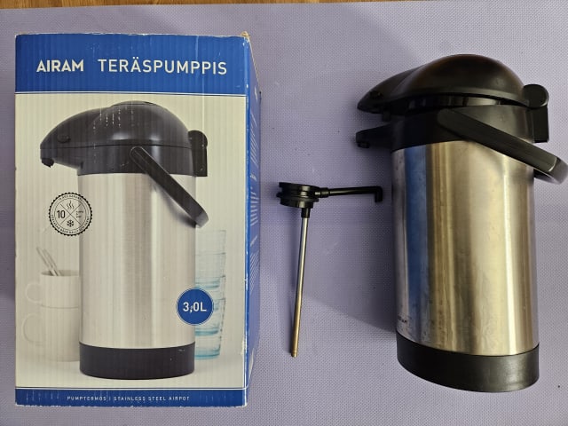 Pumpputermos 3 l kahville