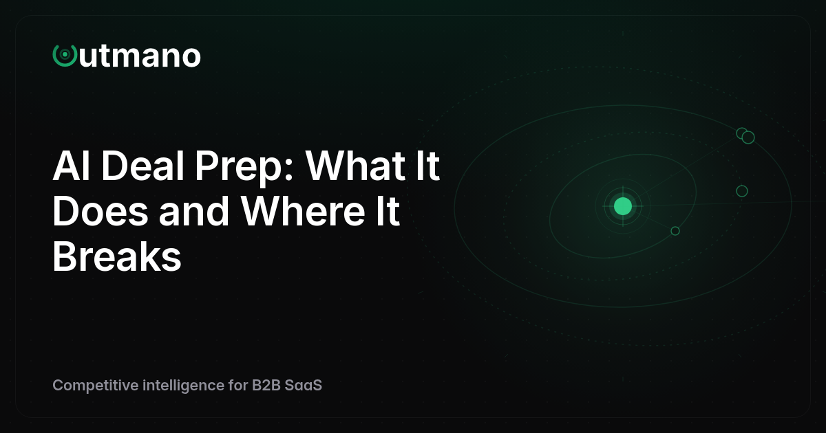 AI Deal Prep: What It Does and Where It Breaks