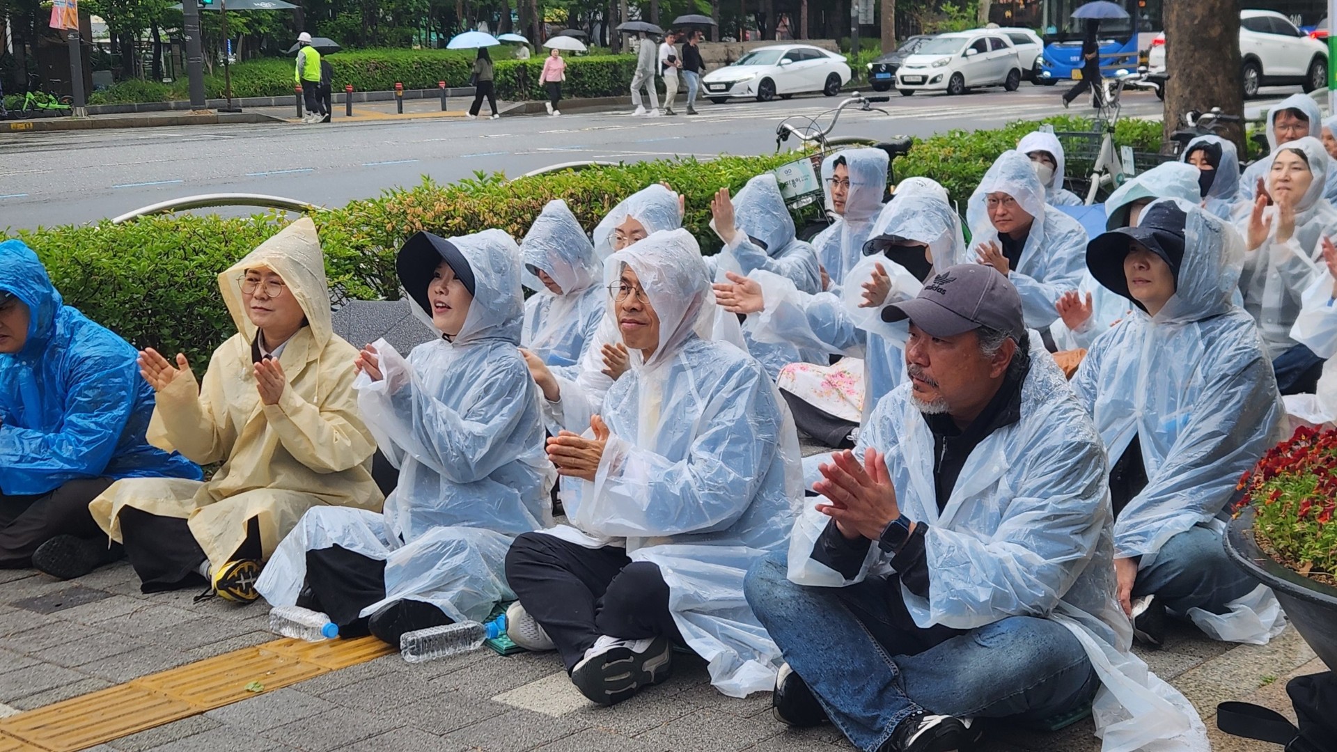 서울신용보증재단 고객센터지부 총파업 결의대회