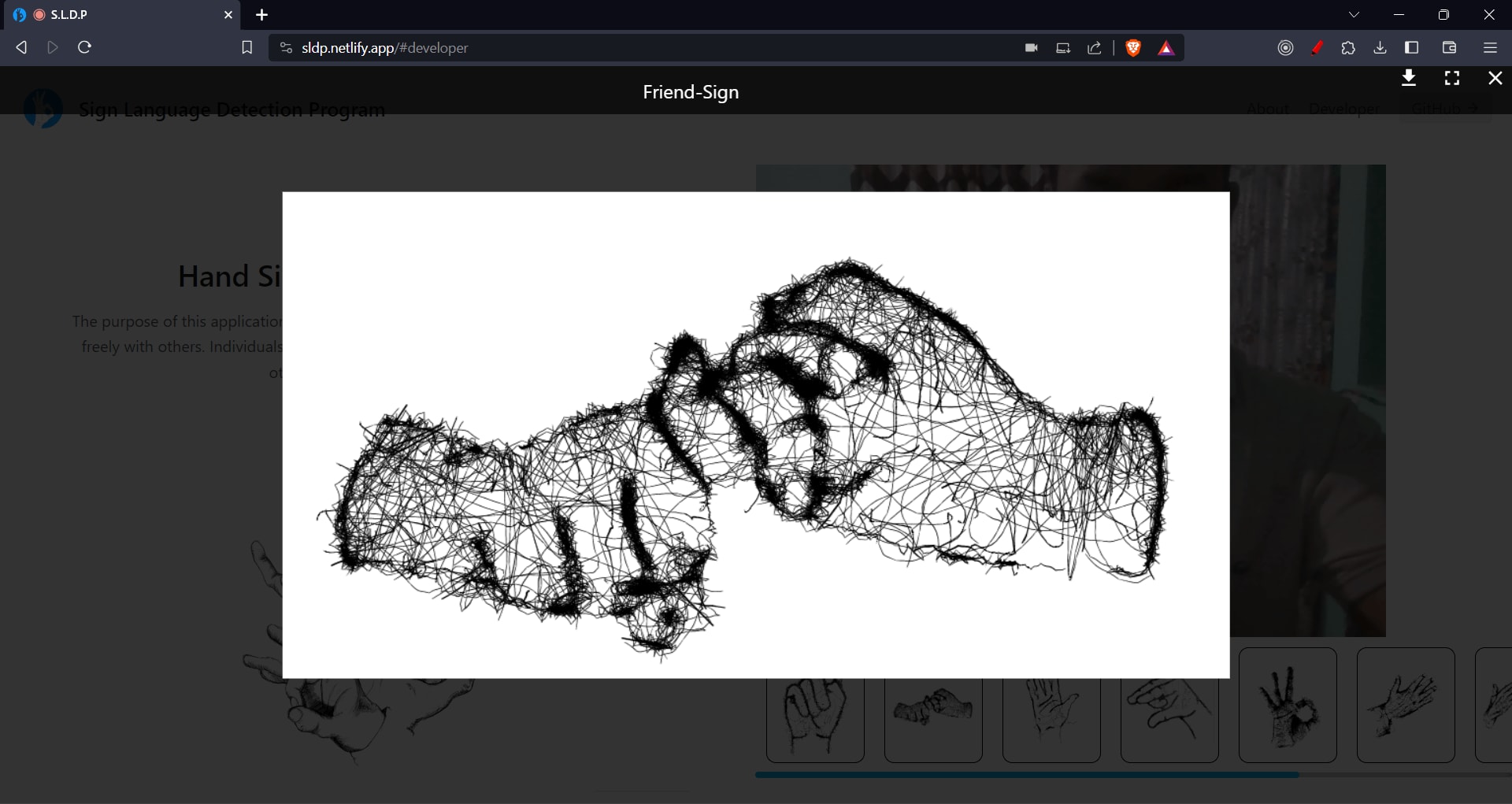 SLDP, screen 2 of 3