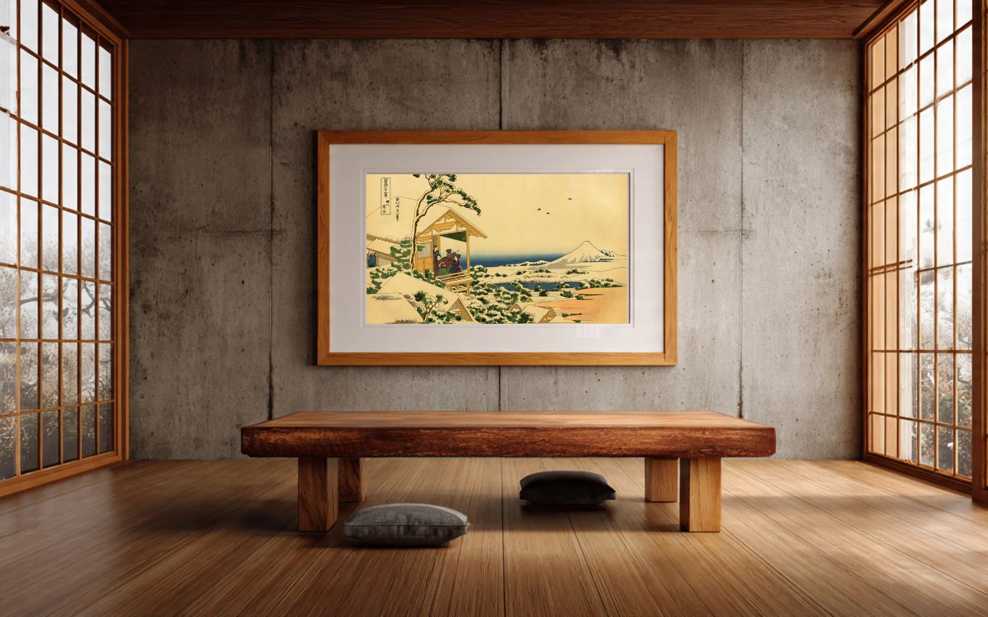 #008 Snowy Morning at Koishikawa