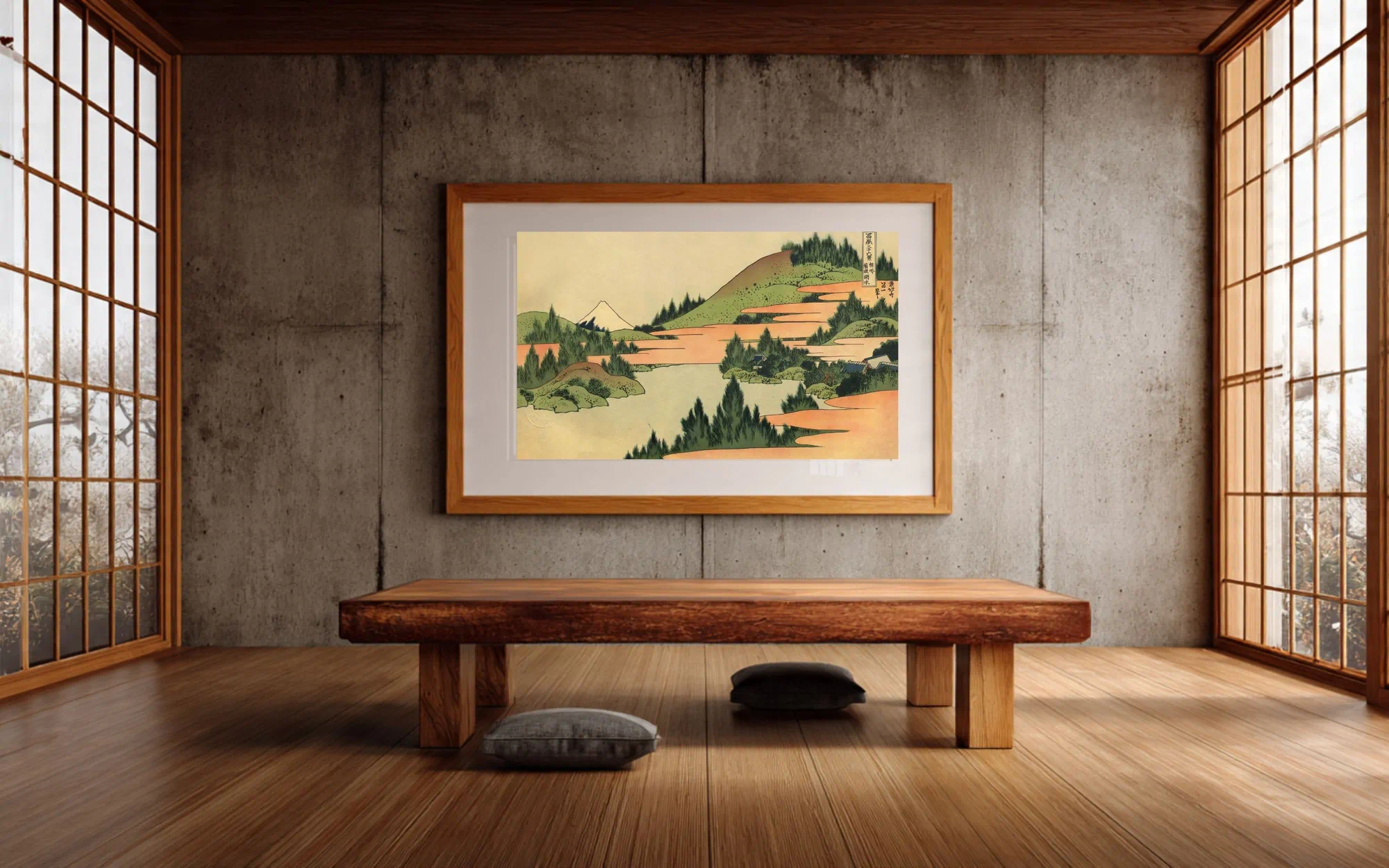 #023 Lake Hakone in Sagami Province