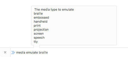 print style emulation in Firefox