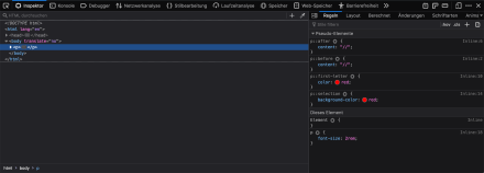 You can list all pseudo elements of an element in the CSS pane in Firefox Developer Tools.