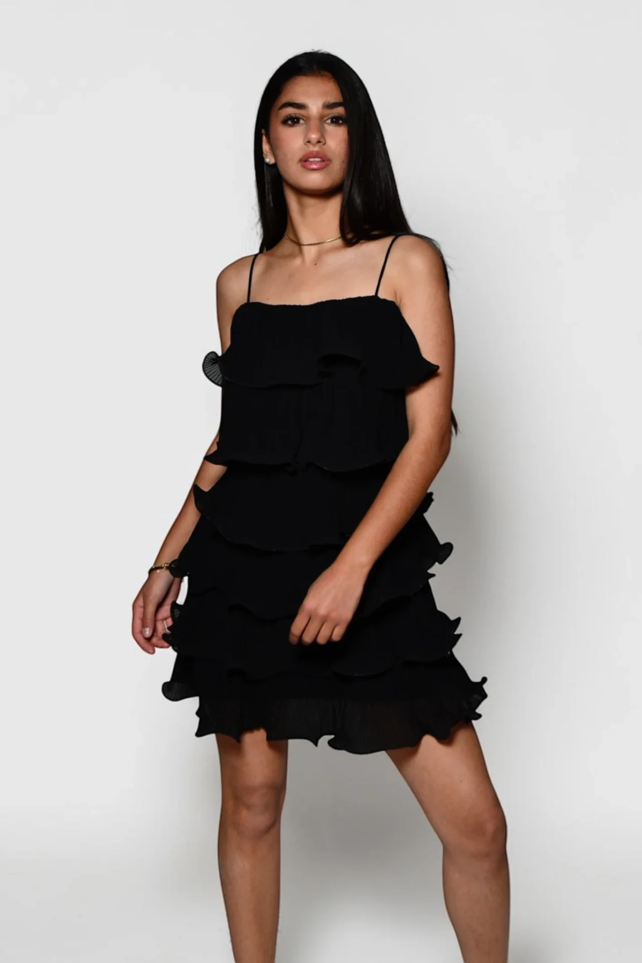 Tiered Ruffle Mini Dress alternate view
