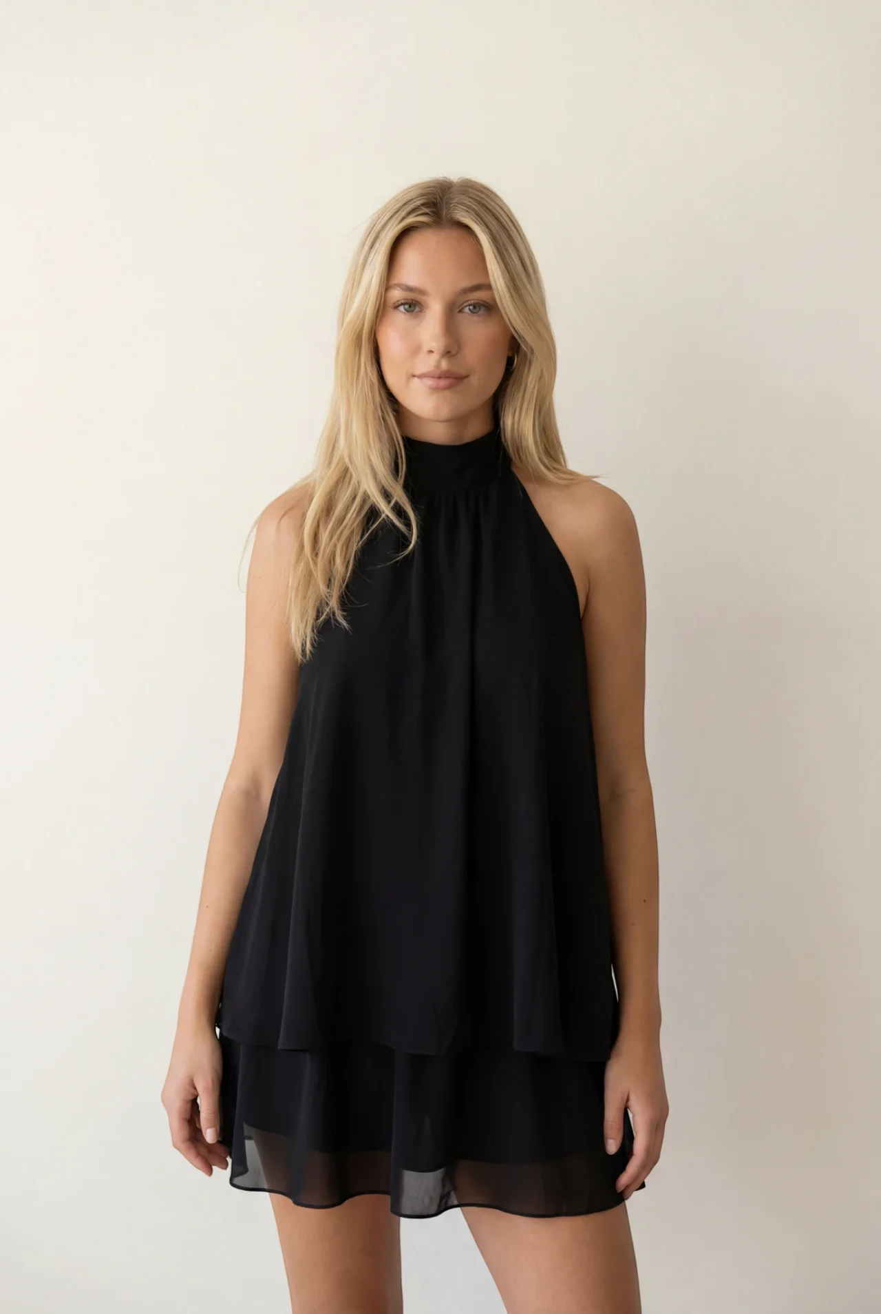Halter Neck Mini Dress
