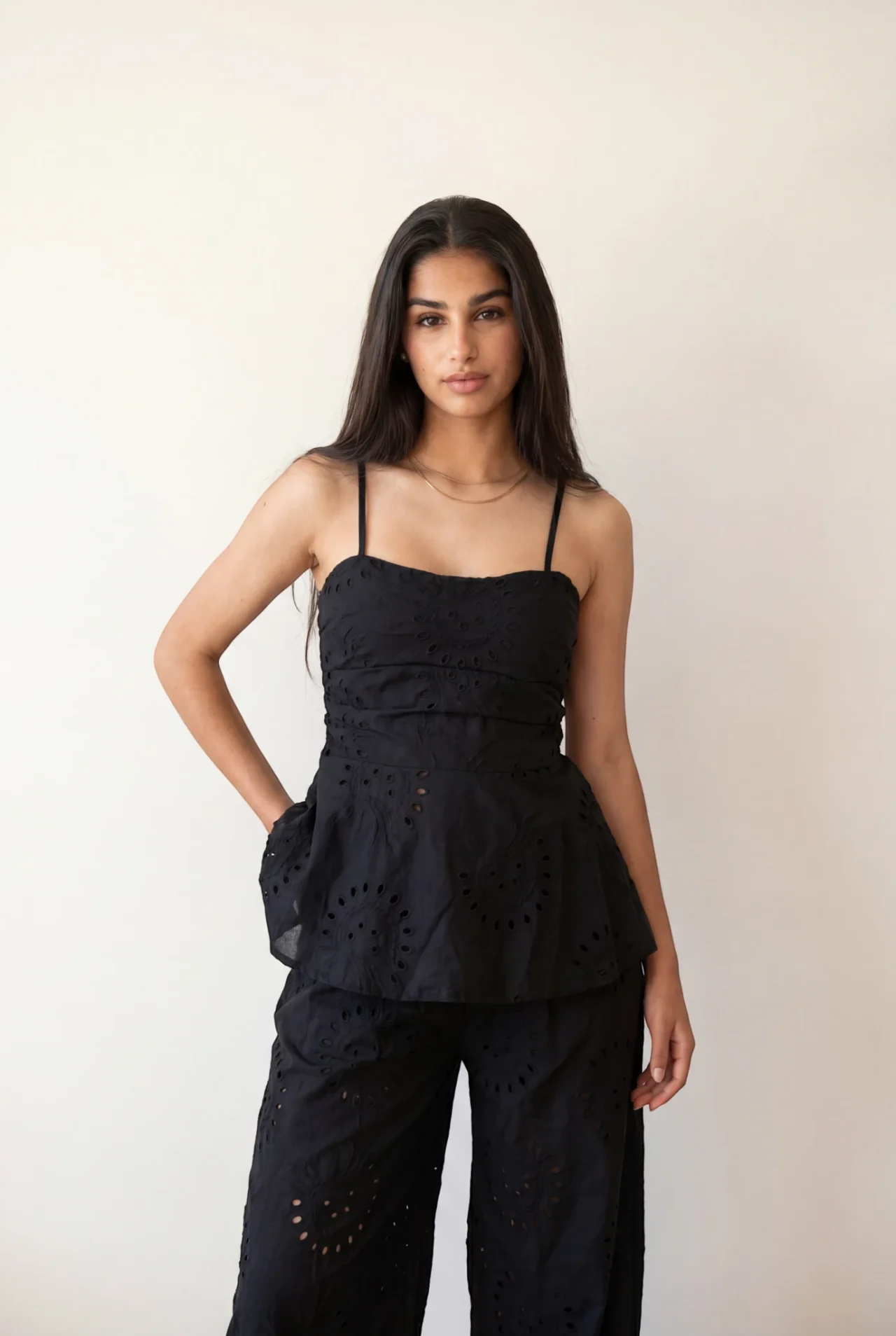 Linen Eyelet Co-ord Set
