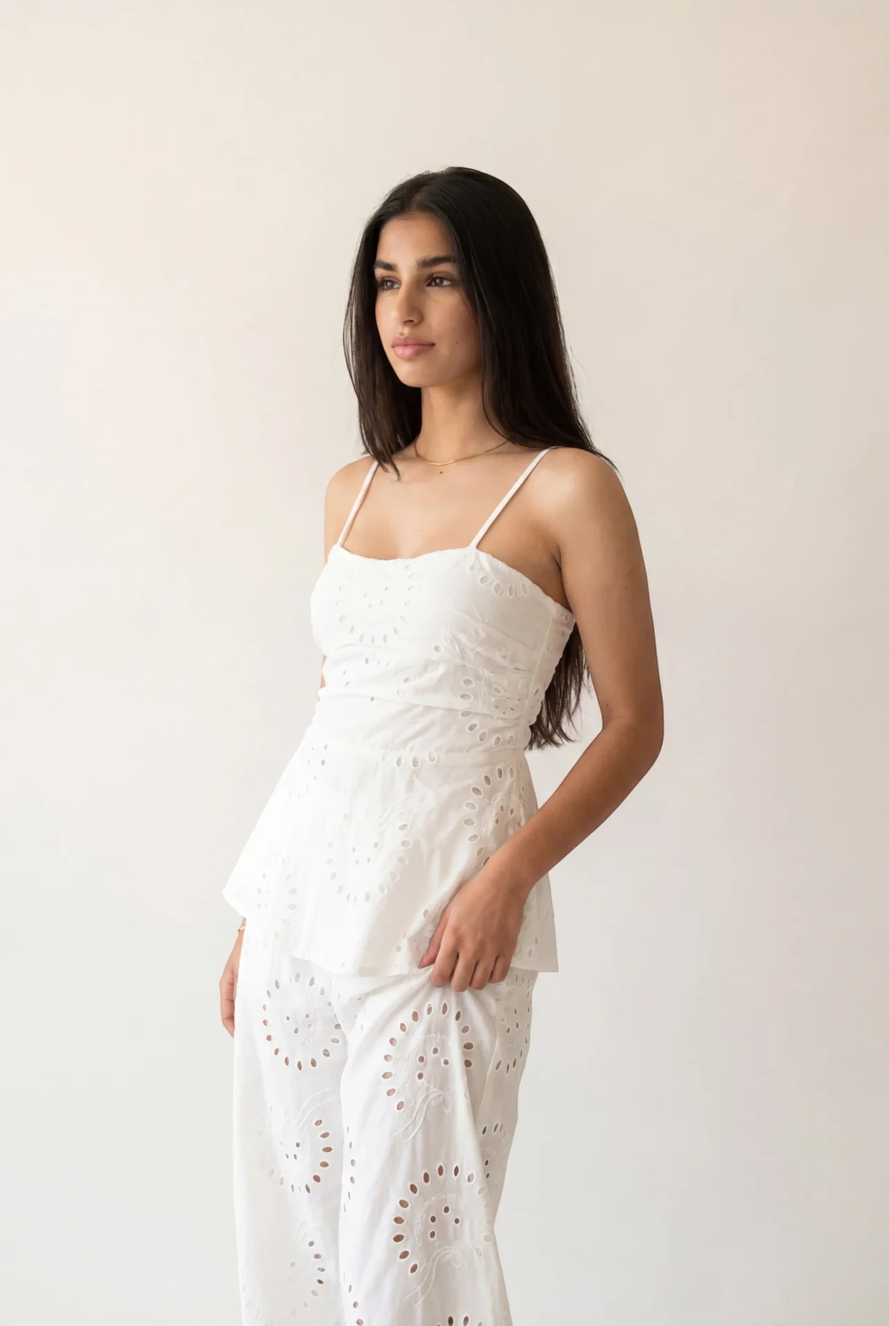Linen Eyelet Co-ord Set