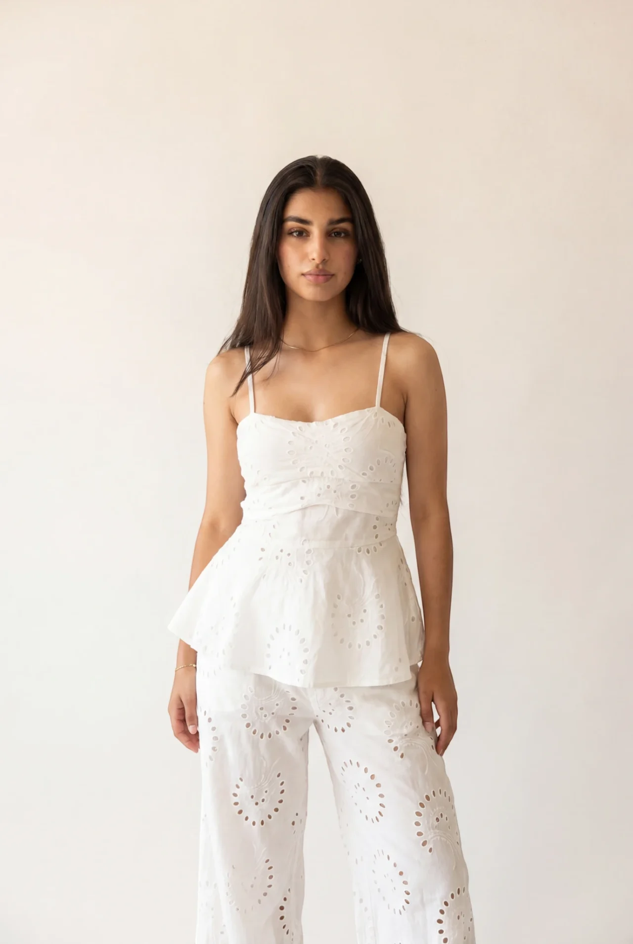 Linen Eyelet Co-ord Set alternate view