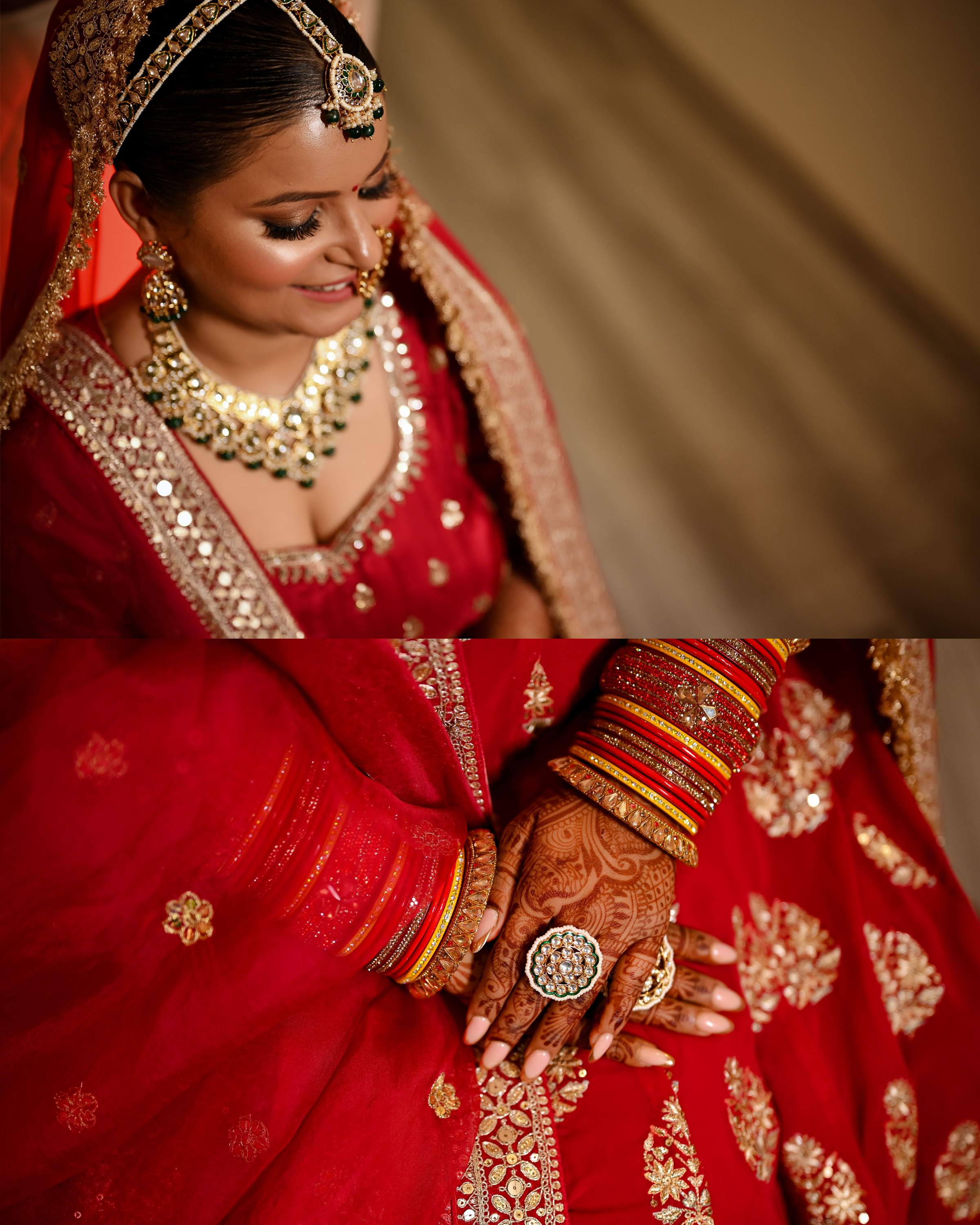 Wedding Ceremony with Bokeh Lights