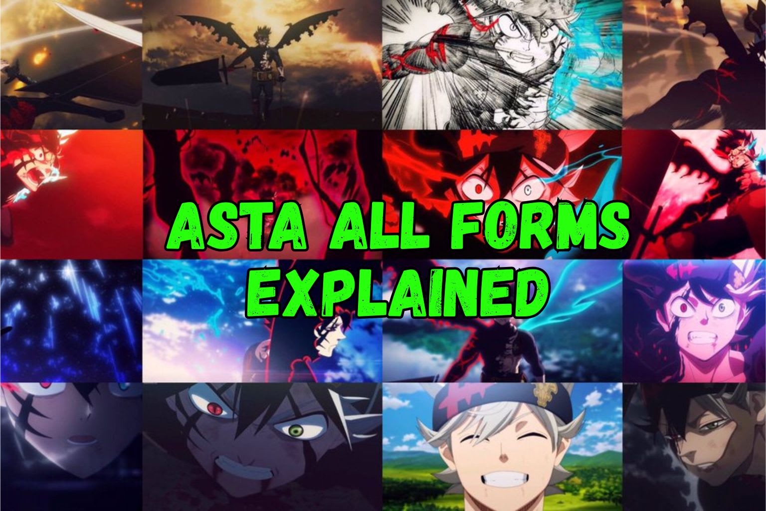 Asta All Forms in Black Clover Explained