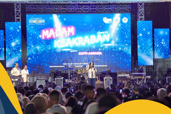 Buka Malam Keakraban Kapti-Agraria, Pembina IKAWATI ATR/BPN: Selain Silaturahmi, Bisa Berbagi Pengalaman dan Pengetahuan