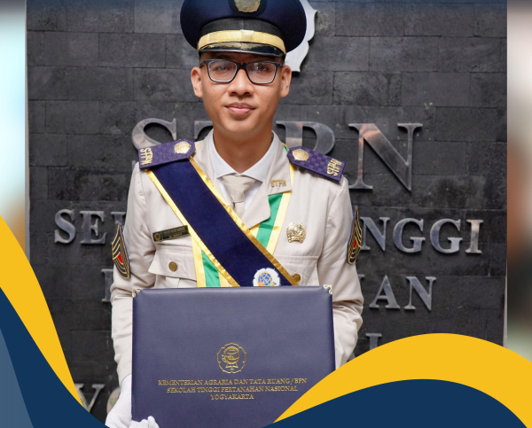 Reza Nur Amrin, Lulusan Terbaik STPN Tahun 2024 Selalu Dapat Motivasi Belajar dari Orang Tua