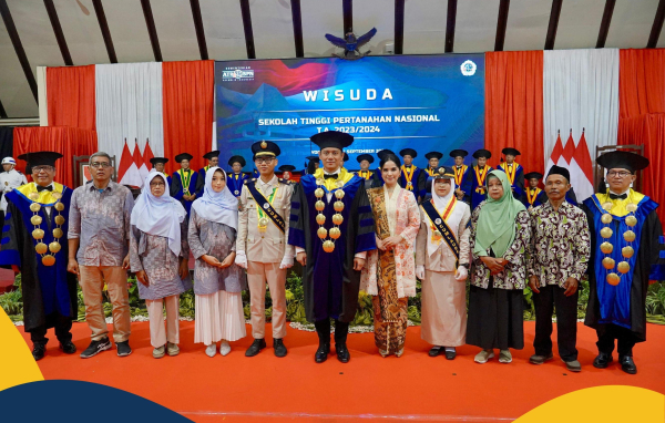 Apresiasi Wisudawan Terbaik STPN Tahun Akademik 2023/2024, Menteri AHY: Perlu Disiapkan Program Studi Banding untuk Menambah Wawasan