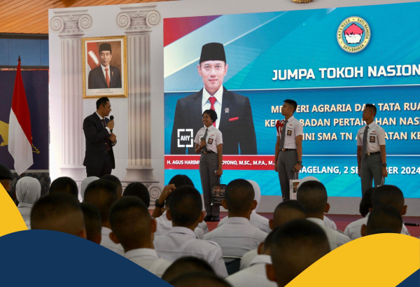 Kehadiran Menteri AHY sebagai Lulusan Terbaik Berikan Semangat bagi Siswa SMA Taruna Nusantara