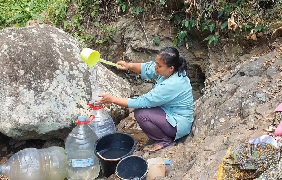 Ratusan KK di Gunung Penawen dan Guyangan Banten Cilegon Krisis Air Bersih