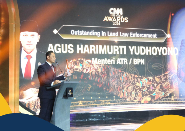 Gebuk Mafia Tanah Selamatkan Potensi Kerugian Rp5,71 Triliun, Menteri AHY Raih Penghargaan Outstanding in Land Law Enforcement