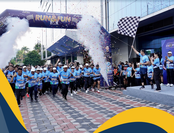 Selenggarakan HANTARU 2024 Run & Fun 5k, Menteri AHY Harapkan Pegawai Semakin Solid dan Kompak